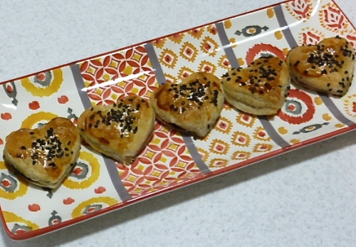 Coeurs feuilletés aux champignons - C'Végétal