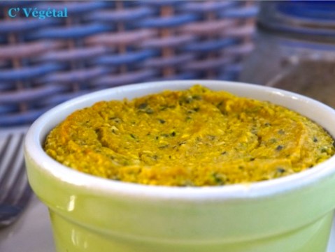 Timbale «fromagère» crémeuse aux courgettes - C'Végétal