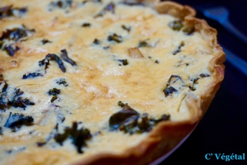 Quiche Crmeuse de Kale et Oignons Blancs 1