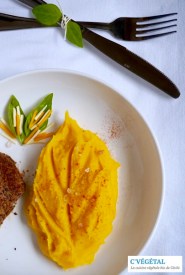 Purée de panais et courge butternut au paprika // Mashed parsnip and butternut squash with paprika - C'Végétal http-:cvegetal.com