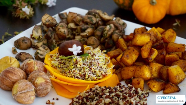 Assiette d'automne // Autumn plate - C'Végétal