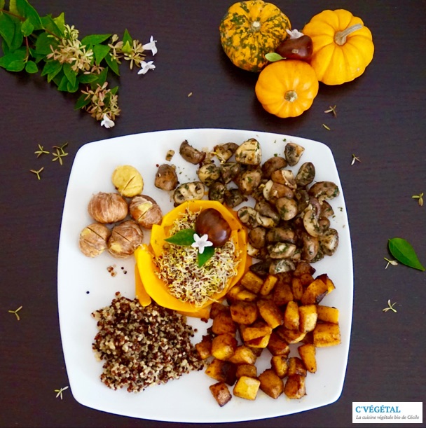 Assiette d'automne // Autumn plate - C'Végétal