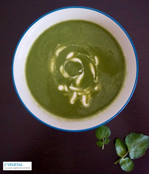 Potage de cresson // Watercress soup - C'Végétal