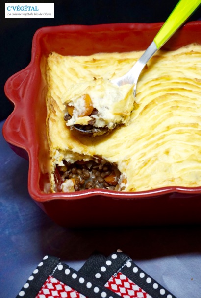 Hachis parmentier aux lentilles et panais // Lentil and parsnip cottage pie - C'Végétal