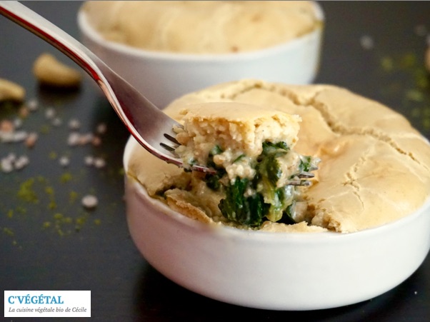 Gratin d'épinards en croûte 