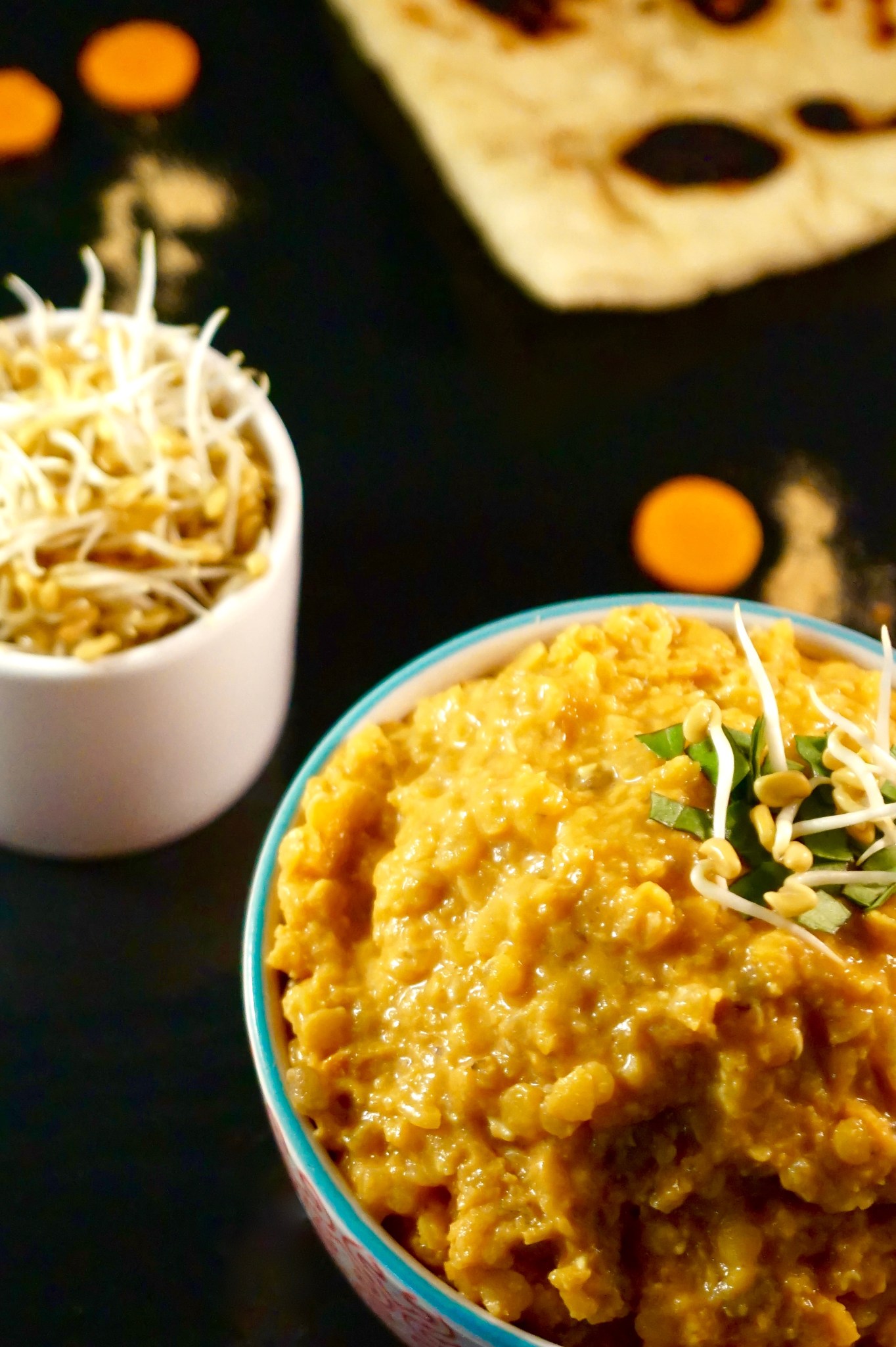 Dahl de lentilles roses et graines germées de fenugrec - Vegan - C’Végétal - https://cvegetal.com